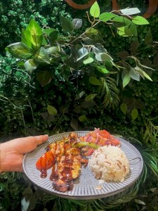 TAVUK PIRZOLA met bbq saus